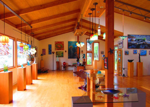 Interior of Art Gallery